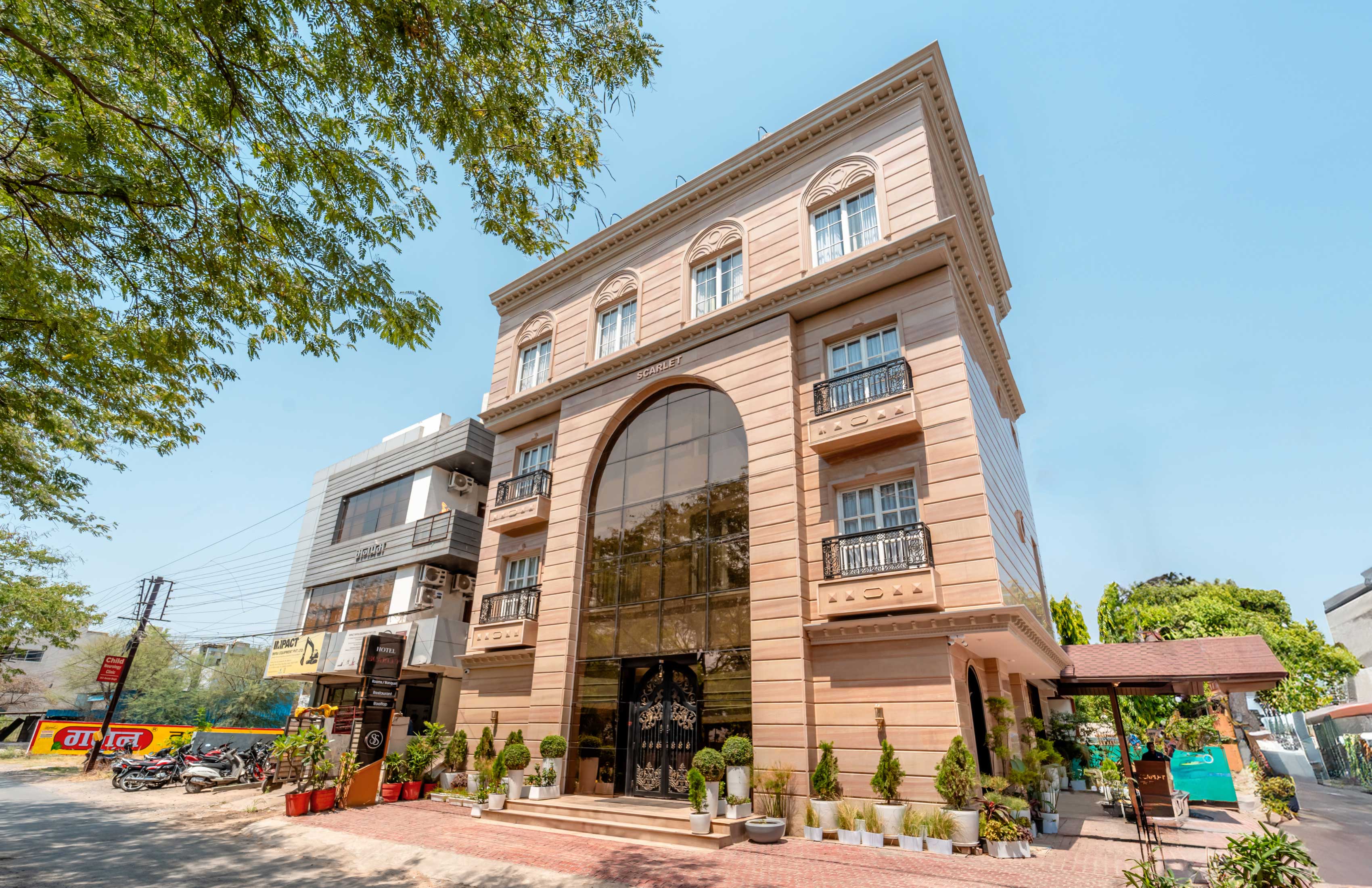 SCARLET Hotel Ring Road Indore Exterior